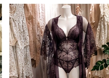 Fine lingerie display at Chantilly Lace